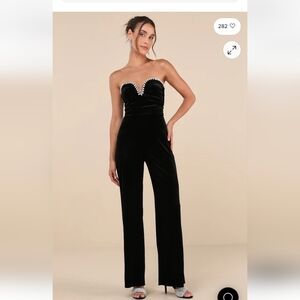 Lulu's Velvet Jumpsuit